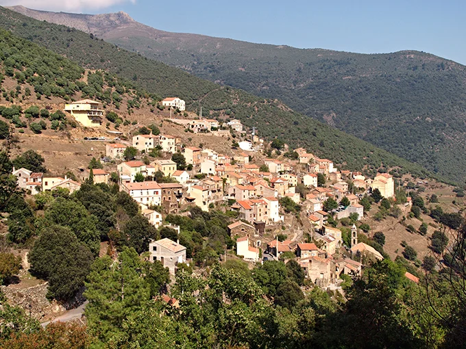 Village d'Asco en Corse